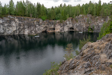 Marble Canyon, flooded with water.