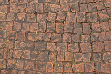 old masonry on the floor