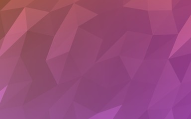 Fototapeta premium Abstract triangle geometrical pink background. Geometric origami style with gradient. 3D illustration