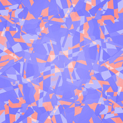 Orange and violet background with abstract shapes