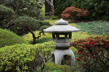Fototapeta na wymiar San Francisco Japanese garden