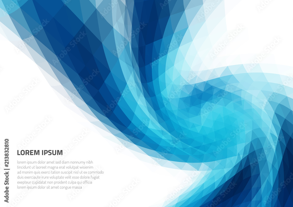 Poster abstract background with geometric texture. distortion of space. backgrounds for presentations and p