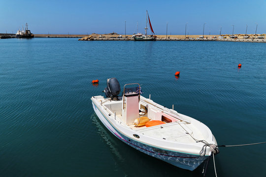 A fishing boat in Paleohora marina