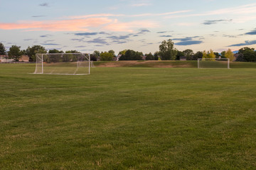 Fototapeta na wymiar Soccer field
