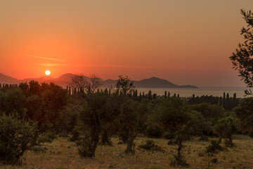 Sunset on kos