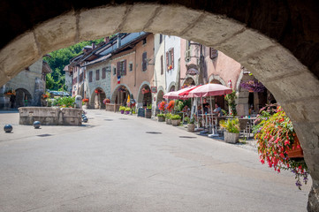 Obraz premium Bourg médiéval d'Alby sur Chéran en Savoie