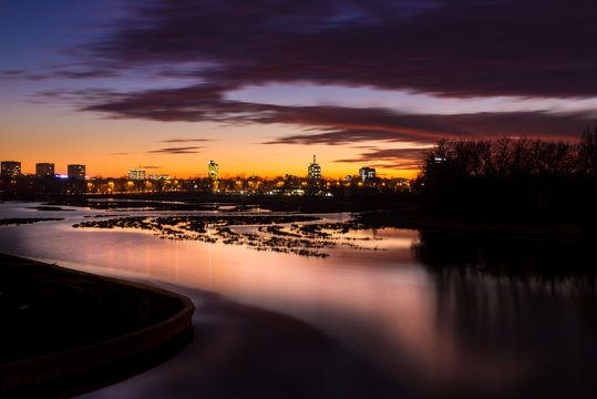 Bucharest sunset