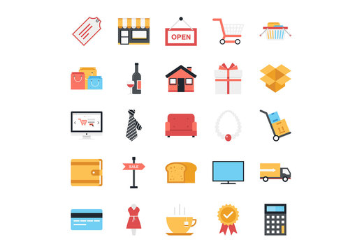 Shopping and Commerce Icons