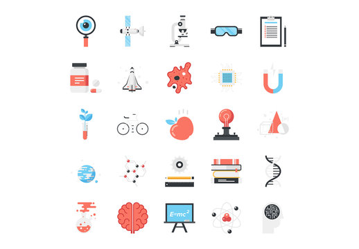 Research and Science Icons