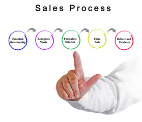 Steps in Sales Process .
