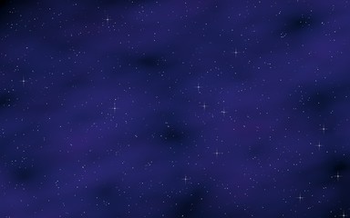 Colorful and beautiful space background. Outer space. Starry outer space texture. 3D illustration