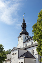 St. Mary's Cathedral on Toompea Hill at the Old Town in Tallinn, Estonia, on a sunny day in the summer.