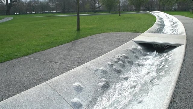 Princess Diana Memorial Fountain in Hyde Park at London, United Kingdom