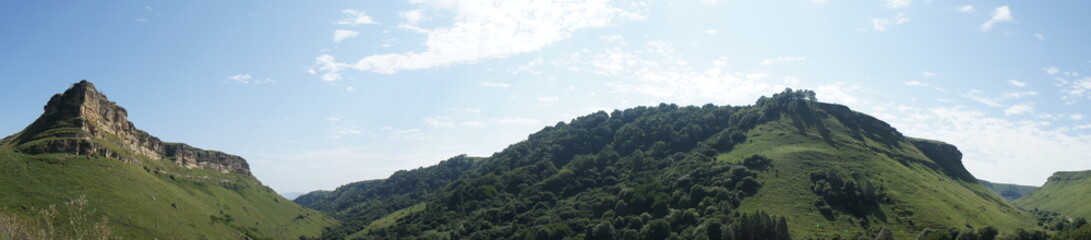 Beautiful panorama of the hills