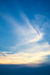 Clouds floating in the sky, Natural background
