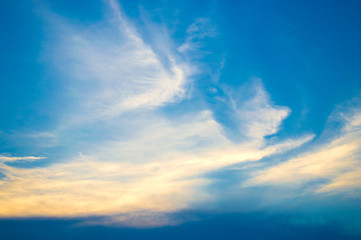 Clouds floating in the sky, Natural background