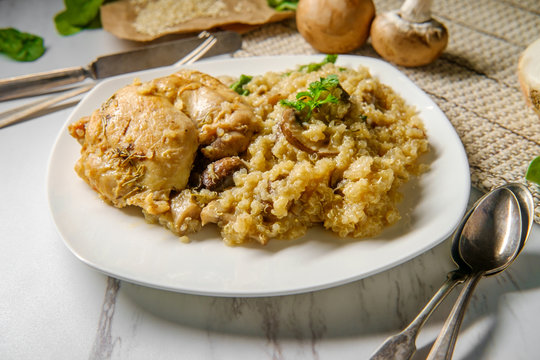 Chicken Mushroom Quinoa