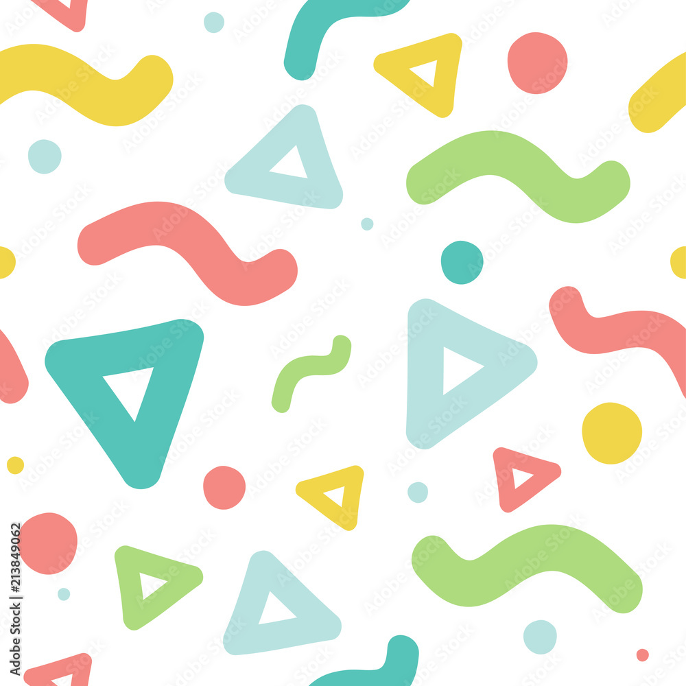 Poster background with geometric, creative pattern. colorful textures. abstract shapes compositions.