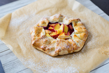 Peach Galette Tart
