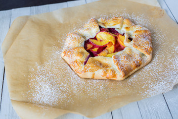 Peach Galette Tart