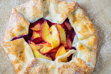 Peach Galette Tart