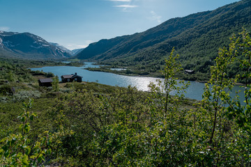 Fototapeta na wymiar Hütte Norwegen