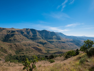 Fototapeta na wymiar Drakensberg Escarpment in South Africa
