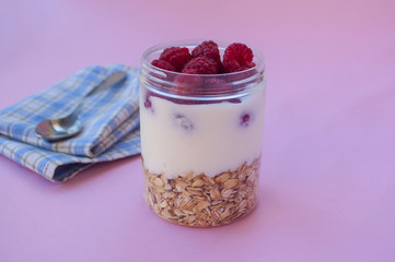 Healthy breakfast concept.