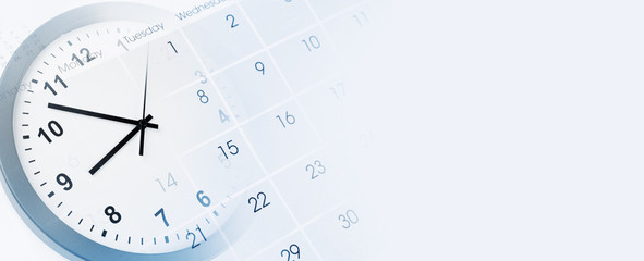 Clock and calendar