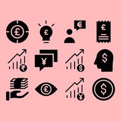 business icons set of sketch, center and sport