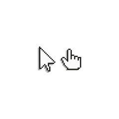 8 bit pixel cursor set