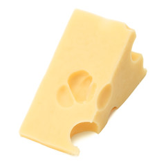 Cheese isolated on white background