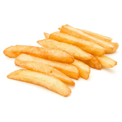 French Fried Potatoes isolated on white background