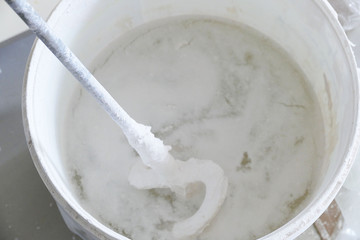 plaster master and hand tools, gypsum materials,
stucco plasterer's hand tools,
plaster plasterer master and materials.
