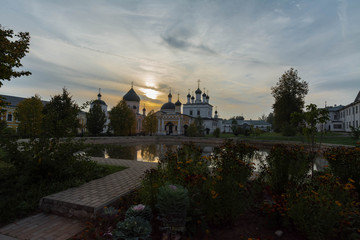 Fototapeta na wymiar Ascension David desert. The monastery of the Moscow diocese of the Russian Orthodox Church.