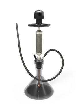 3d render of hookah isolated on white background
