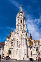 church, architecture, cathedral, tower, religion, building, city, gothic, france, europe, sky, landmark, travel, old, blue, catholic, budapest, tourism, historic, religious, monument, hungary, facade,