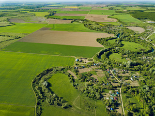 river and field