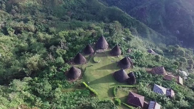 Beautiful morning in Wae Rebo | Aerial shot
