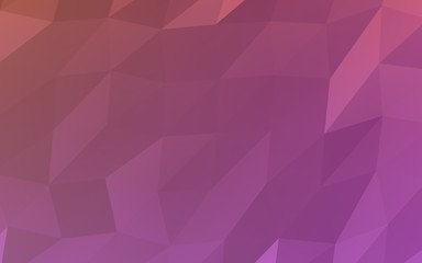 Obraz premium Abstract triangle geometrical pink background. Geometric origami style with gradient. 3D illustration