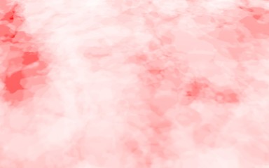 Background of abstract white color smoke isolated on red color background. The wall of white fog. 3D illustration