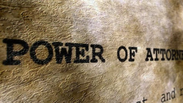 Power of attorney