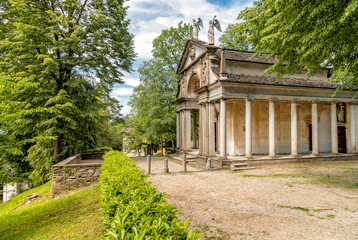 The Park of Sacred Mount of Orta with Chapels, Orta San Giulio, Novara, Piedmont, Italy