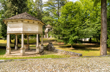 The Park of Sacred Mount of Orta with Chapels, Orta San Giulio, Novara, Piedmont, Italy