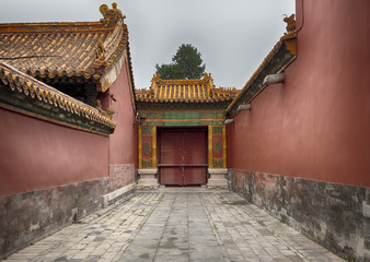 Forbidden city architecture, art and ornaments, Beijing, China