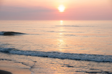 夜明けの木崎浜海岸21