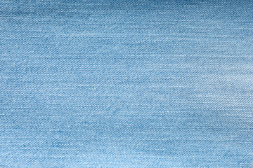 Texture of blue jeans as background