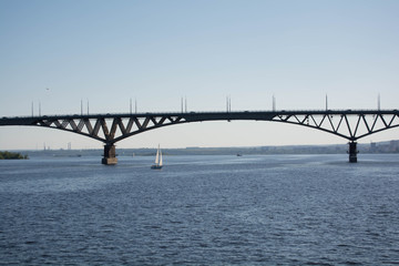 City of Saratov on the Volga River