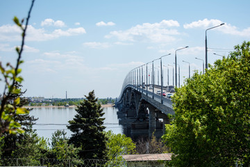 Fototapeta premium City of Saratov on the Volga River