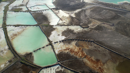 Aerial landscape from the drone